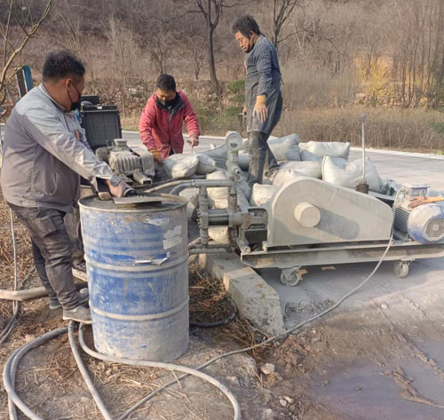 石嘴山路面下沉注浆